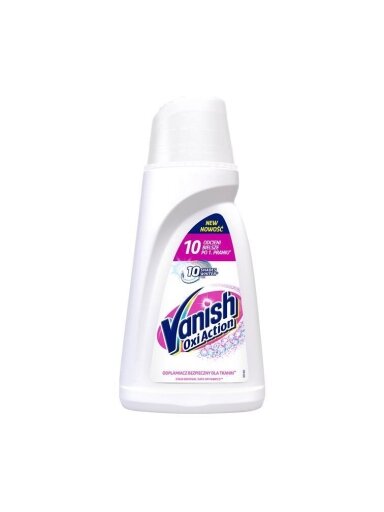 Dėmių valiklis VANISH OXI ACTION WHITE, 1 l