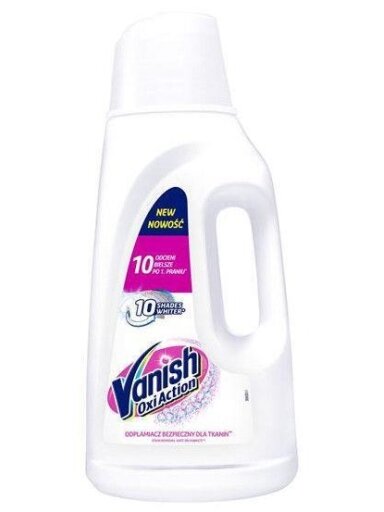 Dėmių valiklis VANISH OXI ACTION WHITE, 2 l