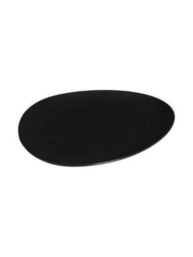 Desertinė lėkštė GALET BLACK 154476B, 23×20,3 cm