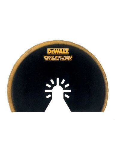 DeWalt Daugiafunkcinio įrankio pusapvalė geležtė 102 mm, DeWALT