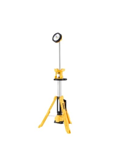 DeWalt Šviestuvas su trikoju stovu DCL079, 18V, DeWALT