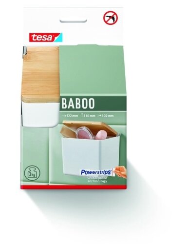 DĖŽ DUŠO PAKAB TESA BABOO 40521 S BALT DĖŽ DUŠO PAKAB TESA BABOO 40521 S BALT