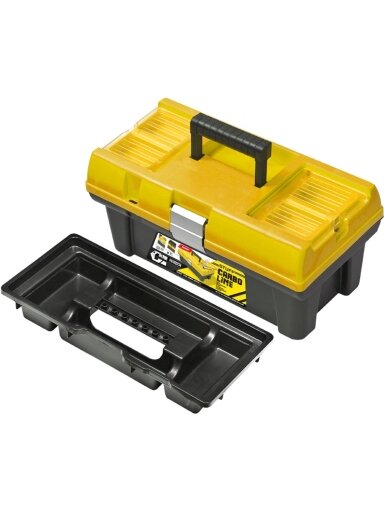 Dėžė įrankiams Patrol Stuff Carbo Semi Profi 16 | geltona (41,5x22,6x20cm)