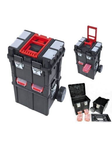 Dėžė įrankiams su ratais Patrol Wheelbox HD Compact | (49,5x36x71cm)