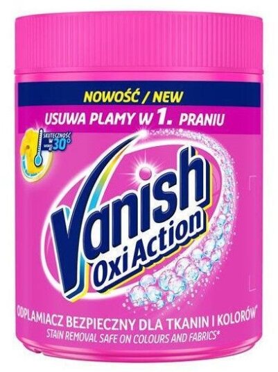 Dėmių valiklis VANISH OXI ACTION COLOR, 470 g