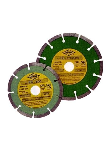 Deimantinis pjovimo diskas Cedima 115x22,23x1.6/1.9mm FC-10 1 Deimantinis pjovimo diskas Cedima 115x22,23x1.6/1.9mm FC-10 1