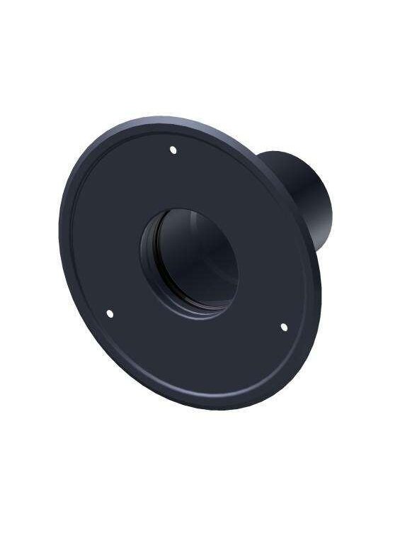 Dekoratyvinis žiedas juodas ROZ080-CZ-1,2(ML)