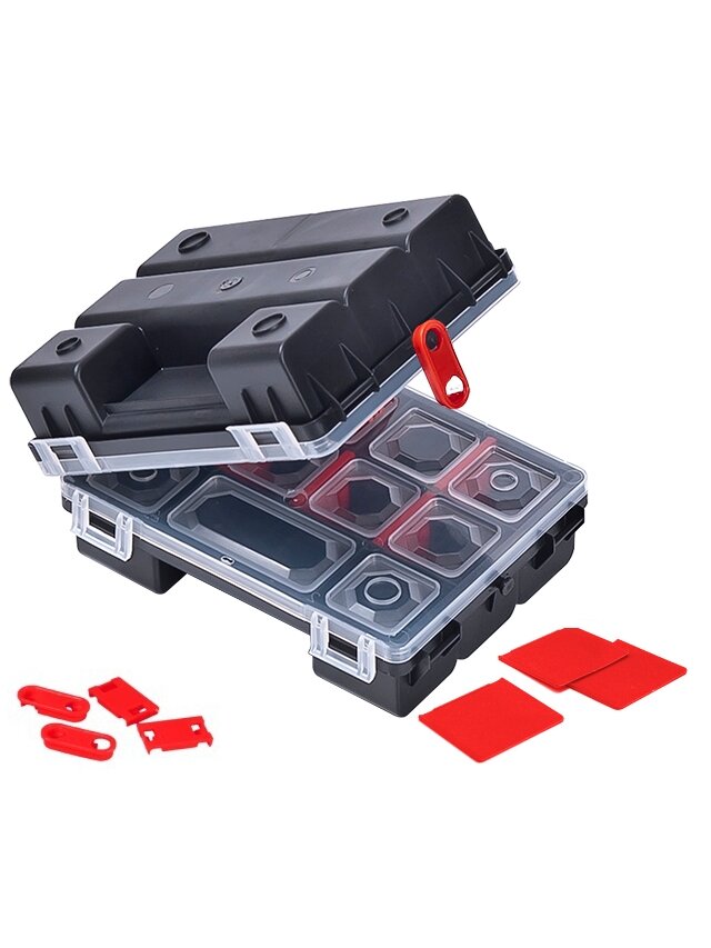 Dėžė Patrol Organiser Tandem B 200 Twin | 19.2 x 14.3 x 10 cm
