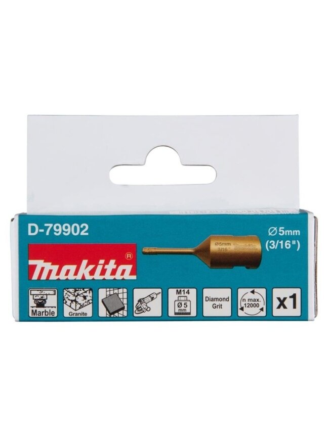 Deimantinė gręžimo karūna Makita D-79902  5 mm, M14 1