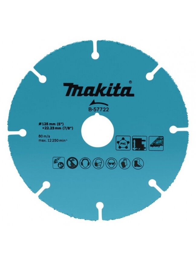 Deimantinis pjovimo diskas Makita B-57722 125 x 2 x 22.23 Deimantinis pjovimo diskas Makita B-57722 125 x 2 x 22.23