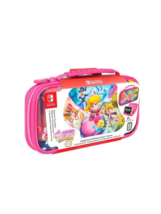 Dėklas žaidimų konsolei Nintendo Peach PPST100, rožinė 2 Dėklas žaidimų konsolei Nintendo Peach PPST100, rožinė 2
