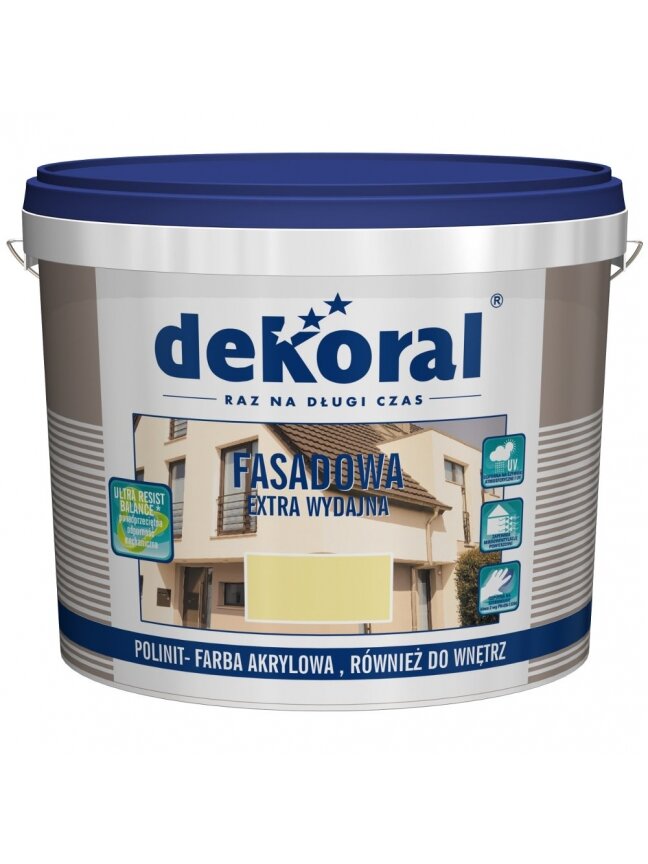 Dekoral Polinit, fasadiniai emulsiniai dažai | rudi (brazova) 10 ltr. 290 Dekoral Polinit, fasadiniai emulsiniai dažai | rudi (brazova) 10 ltr. 290