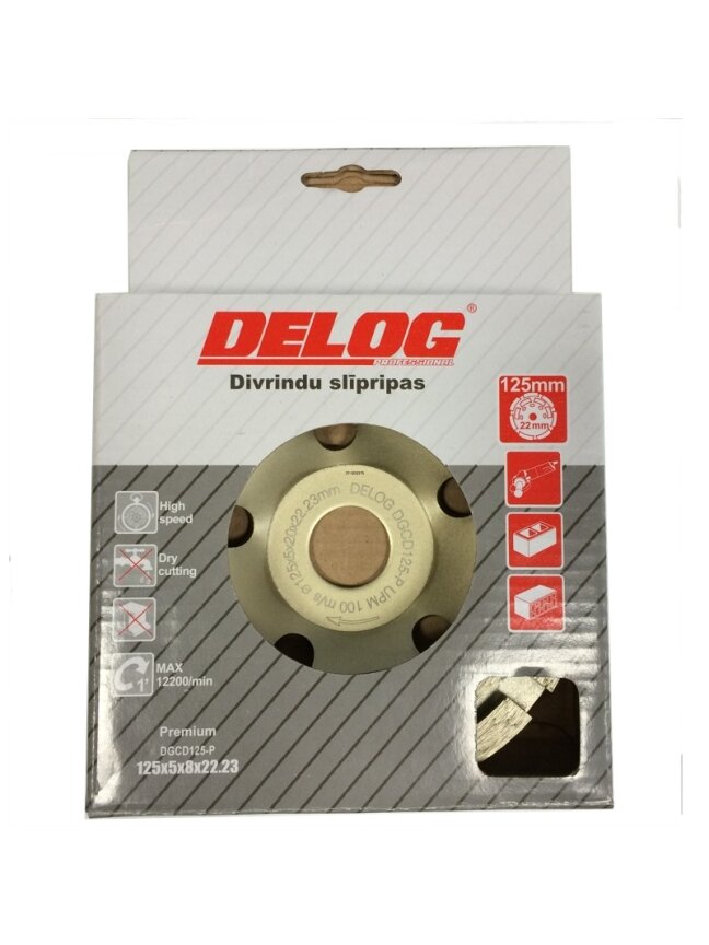 Delog Deim. šlif. lėkštelė 180x5x8x22,23 mm 1 Delog Deim. šlif. lėkštelė 180x5x8x22,23 mm 1