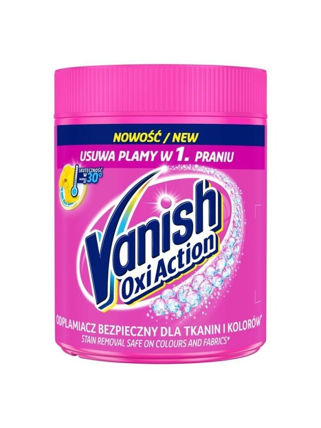 Dėmių valiklis VANISH OXI ACTION COLOR, 470 g 1 Dėmių valiklis VANISH OXI ACTION COLOR, 470 g 1