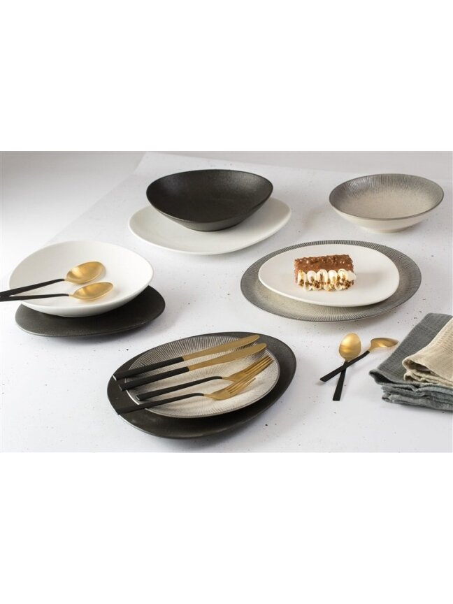 Desertinė lėkštė GALET BLACK 154476B, 23×20,3 cm 2 Desertinė lėkštė GALET BLACK 154476B, 23×20,3 cm 2
