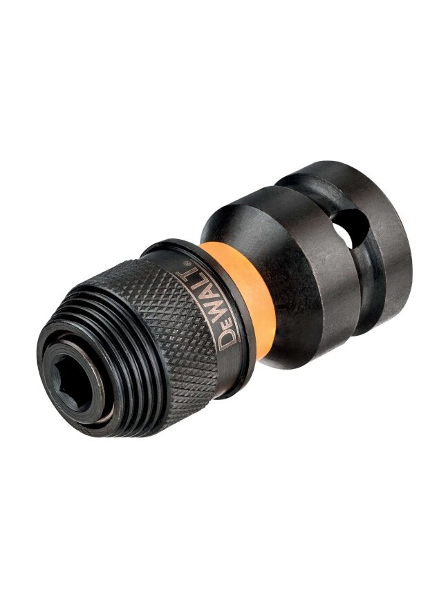 DeWalt Adapteris 1/2" kvadratinis - 1/4" šešiakampis, DeWALT DeWalt Adapteris 1/2" kvadratinis - 1/4" šešiakampis, DeWALT