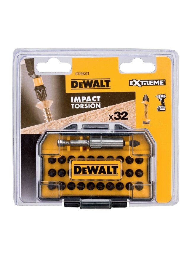 DeWalt Antgaliukų komplektas DT70523T EXTREME, DeWALT, 32 vnt. 3 DeWalt Antgaliukų komplektas DT70523T EXTREME, DeWALT, 32 vnt. 3