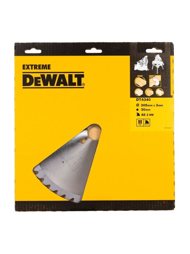 DeWalt Pjov. diskas medienai DeWalt 305mmx30mm 48T 1 DeWalt Pjov. diskas medienai DeWalt 305mmx30mm 48T 1