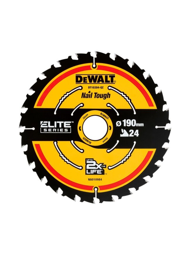 DeWalt Pjov. diskas medienai DeWalt ELITE CSB 190x30mm 24T