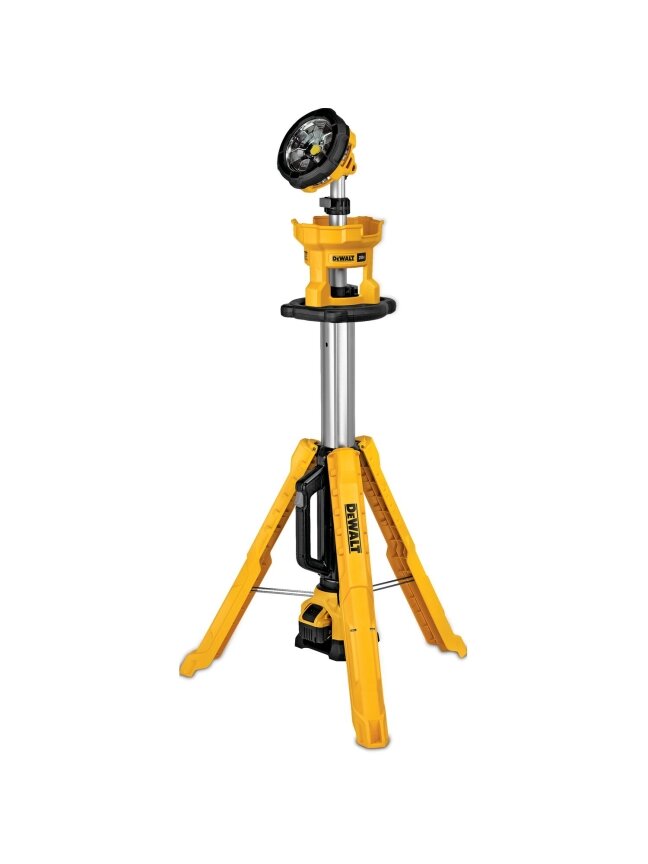 DeWalt Šviestuvas su trikoju stovu DCL079, 18V, DeWALT 8 DeWalt Šviestuvas su trikoju stovu DCL079, 18V, DeWALT 8