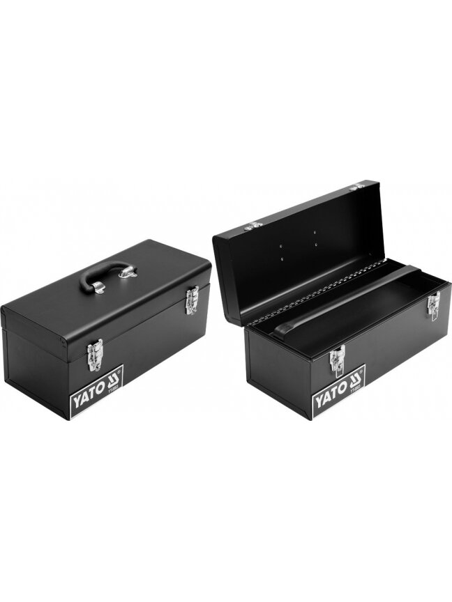Dėžė įrankiams, metalinė Yato YT-0883 | 428x180x180mm Dėžė įrankiams, metalinė Yato YT-0883 | 428x180x180mm