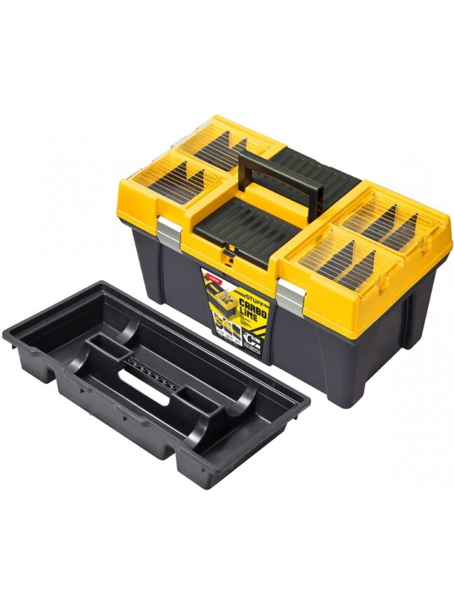 Dėžė įrankiams Patrol Stuff Carbo Semi Profi 26 | geltona (59,5x33,7x31,6cm) Dėžė įrankiams Patrol Stuff Carbo Semi Profi 26 | geltona (59,5x33,7x31,6cm)