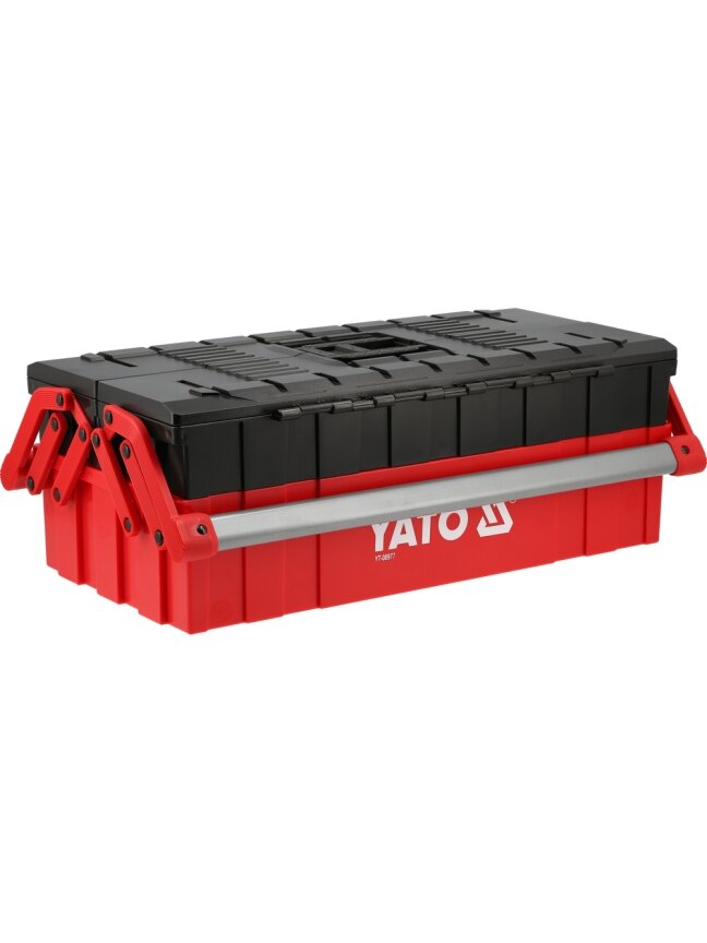 Dėžė įrankiams plastikinė 3 skyrių YATO (YT-08977) 1 Dėžė įrankiams plastikinė 3 skyrių YATO (YT-08977) 1