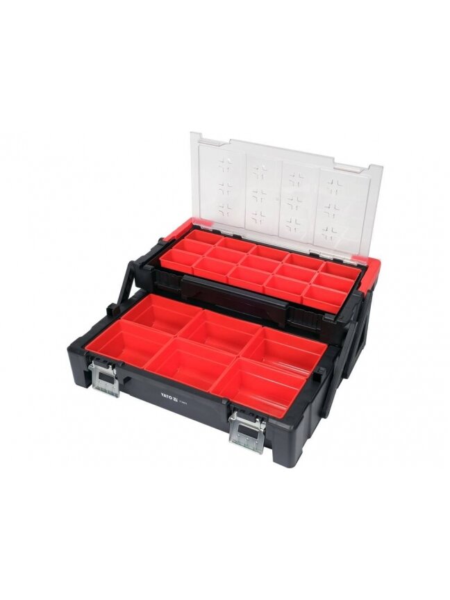 Dėžė Organizer, 21 skyrius, išlankstoma 560x305x165mm Yato 4