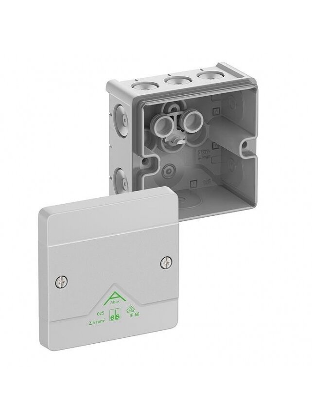 DĖŽUTĖ PASKIR ABOX87X87X52 IP66 IK07 DĖŽUTĖ PASKIR ABOX87X87X52 IP66 IK07