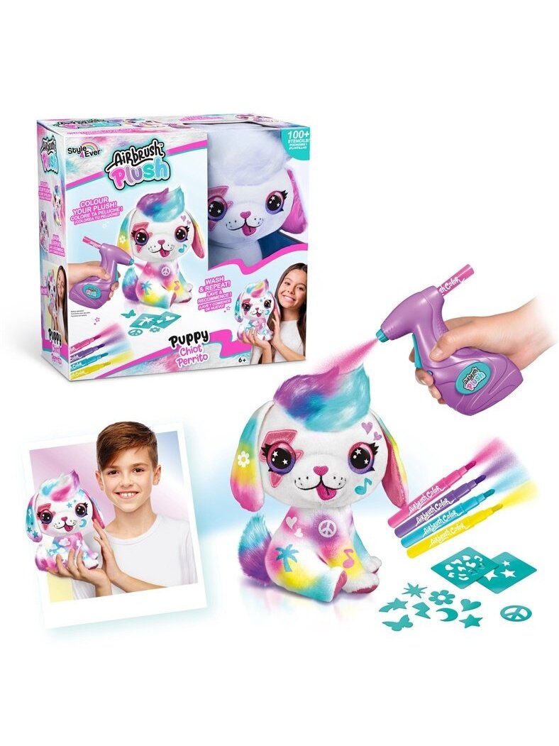Dekoravimo rinkinys Canal Toys Airbrush Plush Puppy, įv. sp Dekoravimo rinkinys Canal Toys Airbrush Plush Puppy, įv. sp