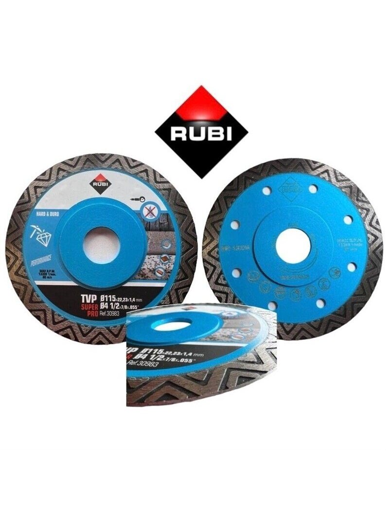 Deimantinis pjovmo diskas Rubi 115 x 1.4 x 22.23 Deimantinis pjovmo diskas Rubi 115 x 1.4 x 22.23
