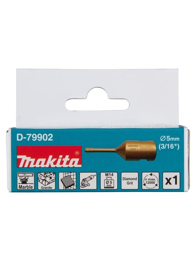 Deimantinė gręžimo karūna Makita D-79902  5 mm, M14 1