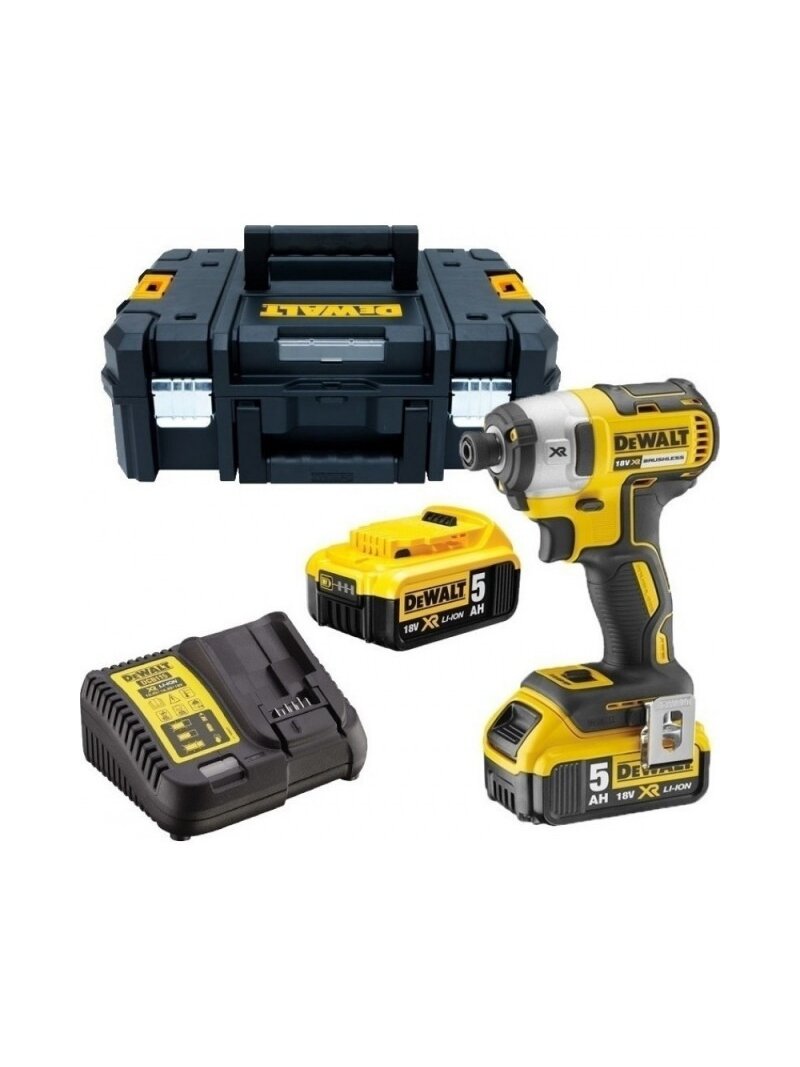 DeWalt Smūginis suktuvas DeWalt DCF887P2-QW; 18V 2x5,0Ah 1 DeWalt Smūginis suktuvas DeWalt DCF887P2-QW; 18V 2x5,0Ah 1