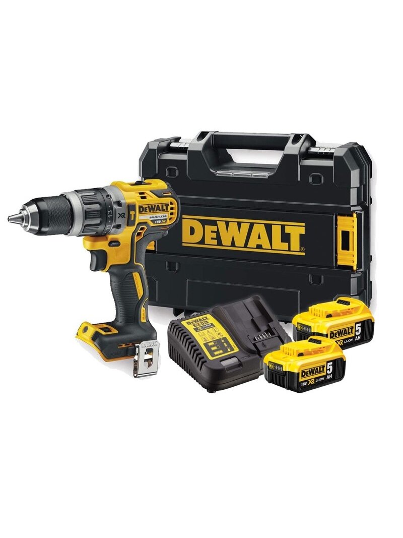 DeWalt Suktuvas/gręžtuvas DeWALT DCD796P2; 18V 2x5,0Ah 1