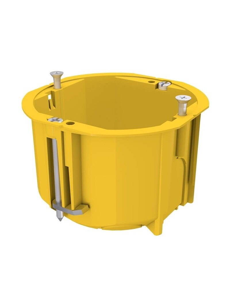 Dėžutė montažinė su varžteliai gipsokartonui GK40D, 60x40mm Dėžutė montažinė su varžteliai gipsokartonui GK40D, 60x40mm