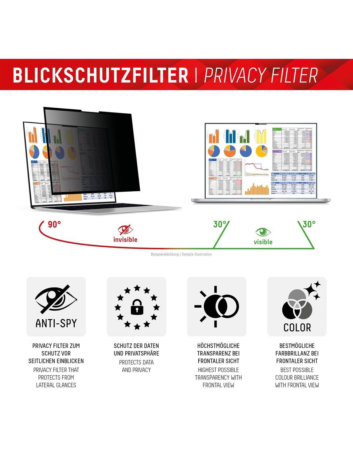 DISPLEX Privacy Safe Uni (Frameless) 15,6", 16:9 7