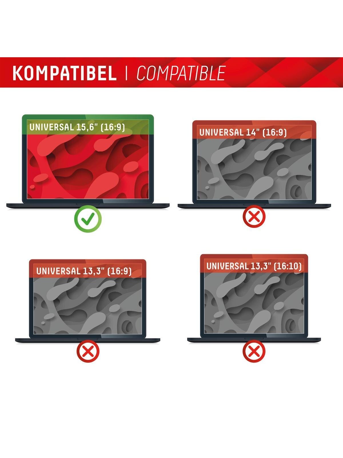 DISPLEX Privacy Safe Universal (Magnetic) 15,6", 16:9 1