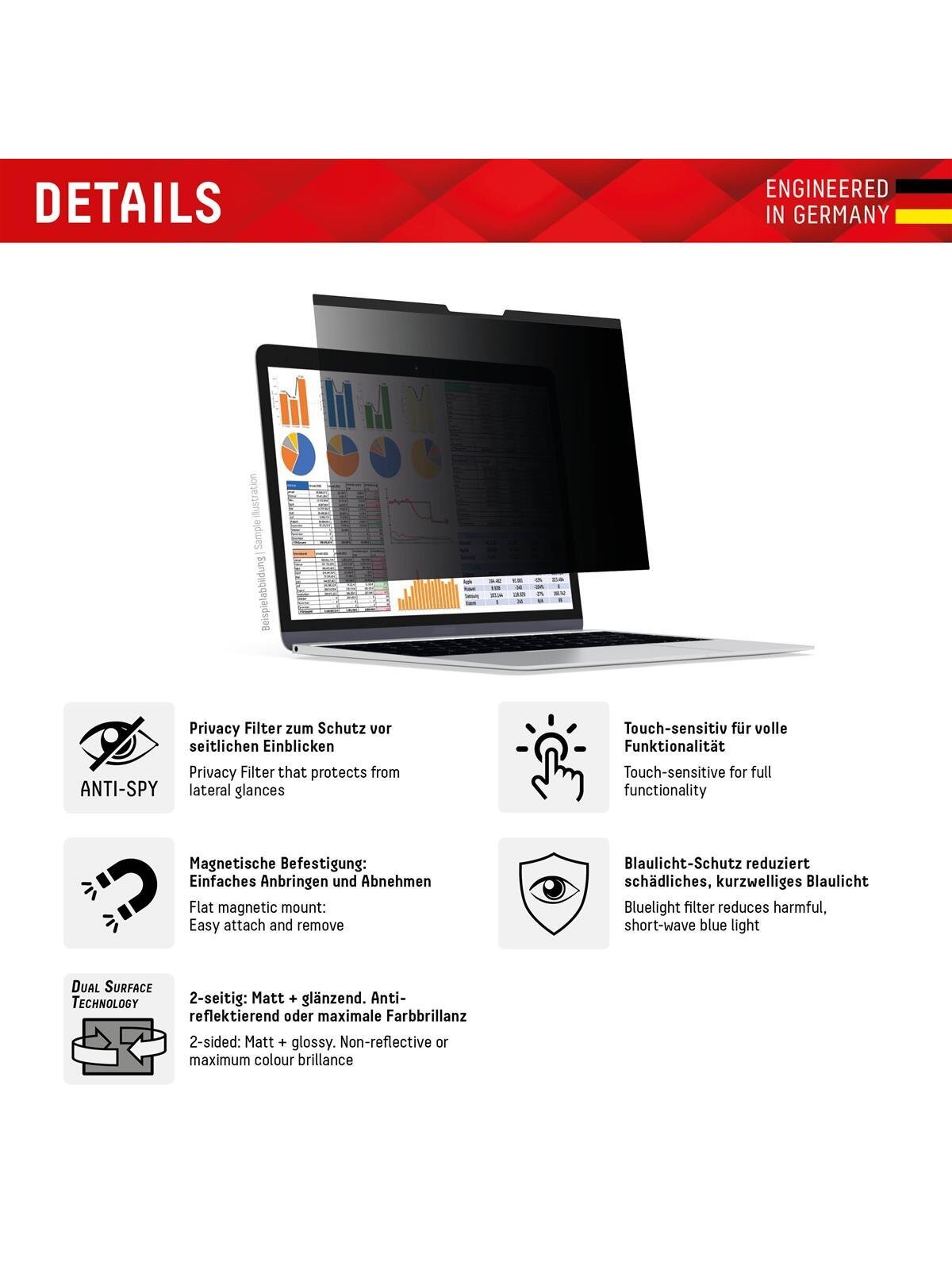 DISPLEX Privacy Safe Universal (Magnetic) 15,6", 16:9 9