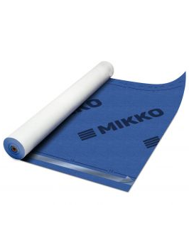 Difuzinė plėvelė MIKKO 180 gr./m², SK2 (lipnūs kraštai), 1,5 m. x 50 m. = 75 m² Difuzinė plėvelė MIKKO 180 gr./m², SK2 (lipnūs kraštai), 1,5 m. x 50 m. = 75 m²