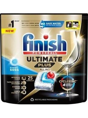 DISHWASH CAPS FINISH BAKING SODA 25PCS DISHWASH CAPS FINISH BAKING SODA 25PCS
