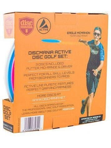 Diskgolfo diskų rinkinys Discmania active 3, 851DM379892 2