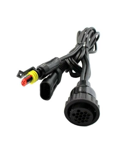 Diagnostikos jungtis, skirta APRILIA, PIAGGIO, MOTO GUZZI, DUCATI, LAVERDA, GILERA, GAS GAS, MV AGUSTA, SHERCO, KVN MOTOR, MALAGUTI, MOTO MORINI, ADIVA, CAGIVA, DAELIM, DERBI, PEUGEOT, POLARIS ir VESPA () (3151/AP01, TEXA)