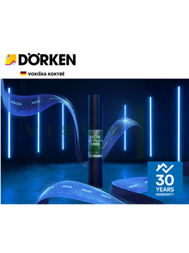 Difuzinė plėvelė DELTA-XX PLUS STRONG 180, (75m²)