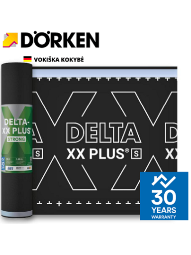 Difuzinė plėvelė DELTA-XX PLUS STRONG 180, (75m²)
