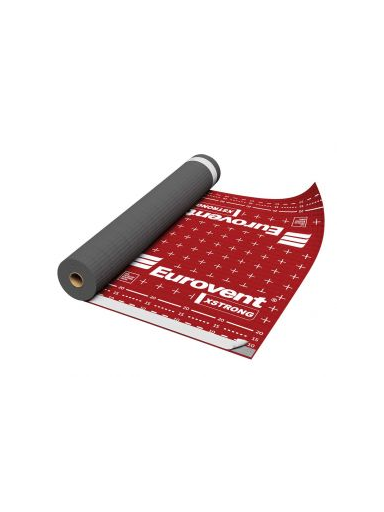 Difuzinė plėvelė Eurovent XSTRONG 250 gr./m², SK2 (lipnūs kraštai), 1,5 m. x 30 m. = 45 m²