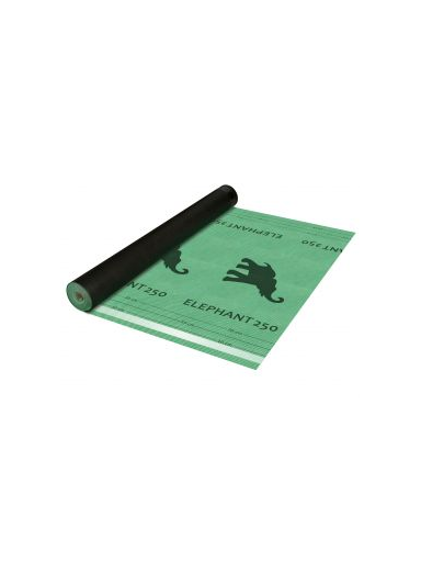 Difuzinė plėvelė MIKKO ELEPHANT 250 gr./m², SK2 (lipnūs kraštai), 1,5 m. x 30 m. = 45 m²