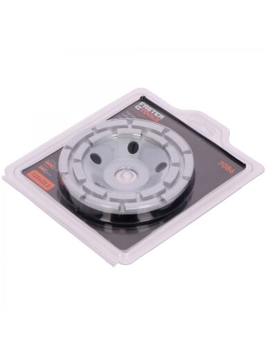 Diskas deimantinis betono šlifavimui, dvigubi segmentai Faster Tools | d-125mm