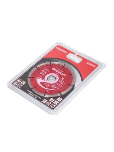 Diskas deimantinis segmentinis DRAUMET | 125x22,23x2,2mm