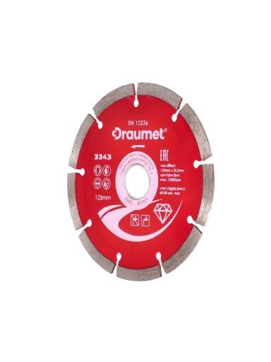 Diskas deimantinis segmentinis DRAUMET | 230x22,23x2,8mm
