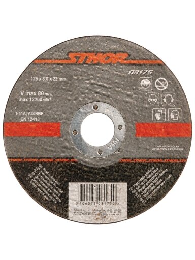Diskas metalo pjovimui Sthor | d-125x1.0x22 mm